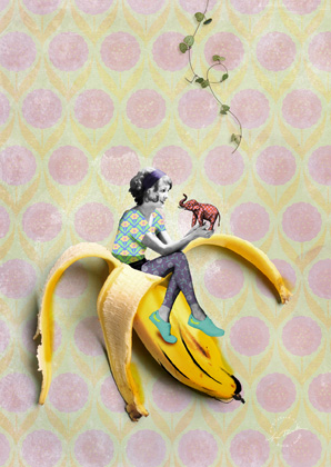 Postkarte - La Tack - bananafriends