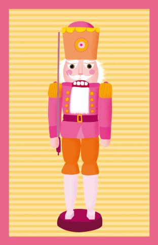 Minicard - Toni Starck - Nussknacker Minicard - Toni Starck - Nussknacker