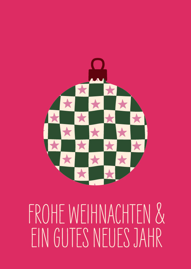 Postcard – Andrea Liesert – Christmas bauble
