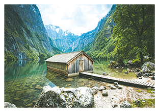 Postkarte - La Card - Mountain hut