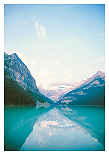 Postkarte - La Card - Mountain lake Postkarte - La Card - Mountain lake