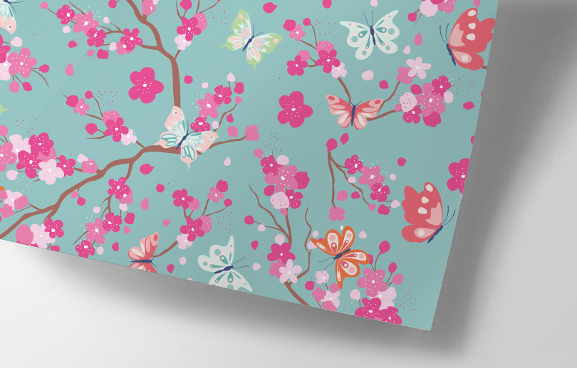 Geschenkpapier - Happiness- Cherry Blossom
