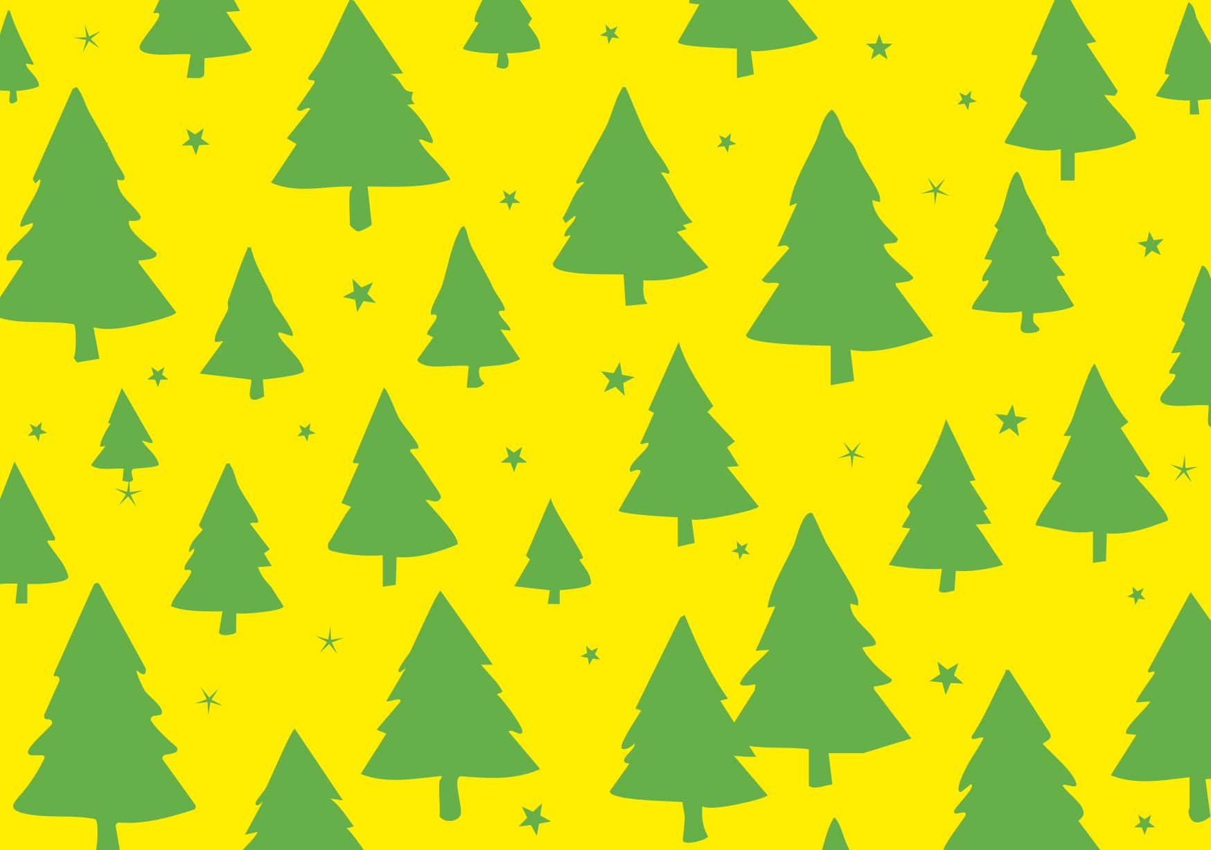Postcard - luminous - many trees