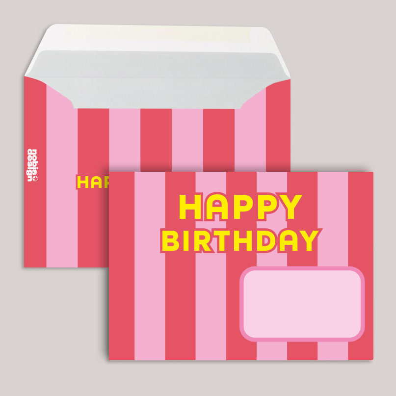 Cover - neonstyle - Stripes Happy Birthday