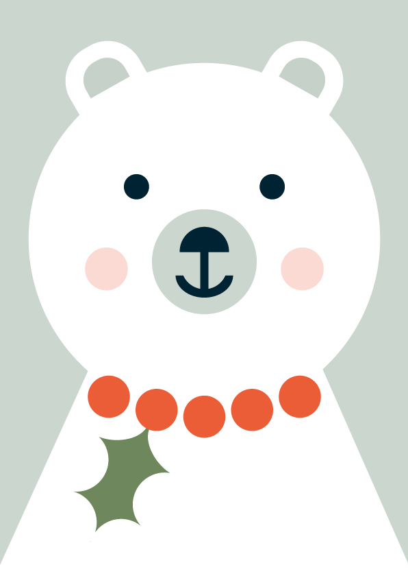 Postcard - Designfräulein - Funny Faces - Poar Bear