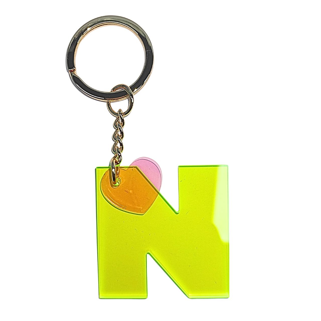 Happy Letters - N - yellow