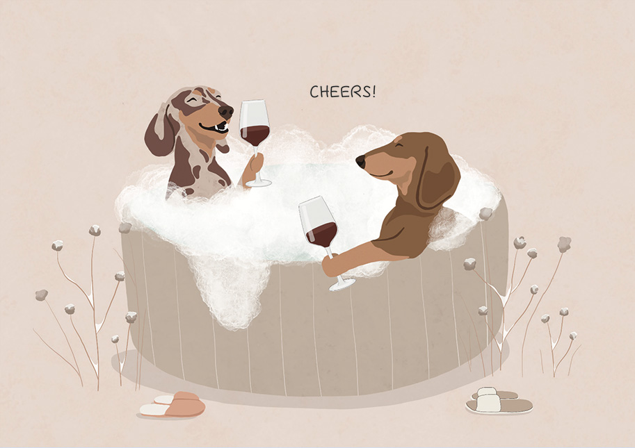 Klappkarte C6 - Alfie's Greetings - Cheers