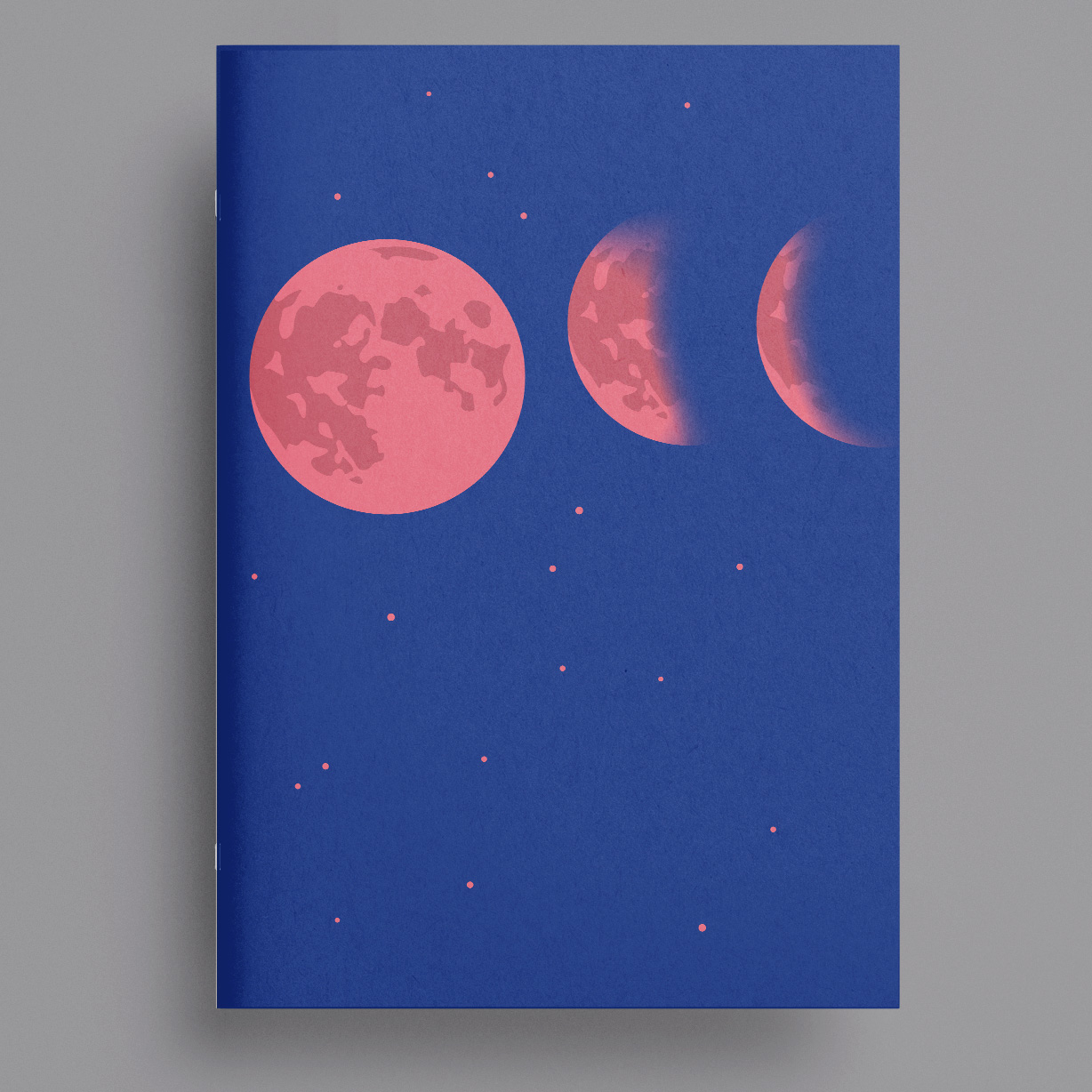 Notizheft A5 - Happiness - Moon Phases
