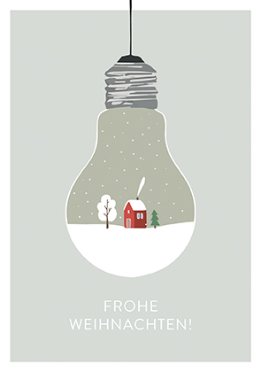 Postkarte - La Card - Glühbirne Postkarte - La Card - Glühbirne