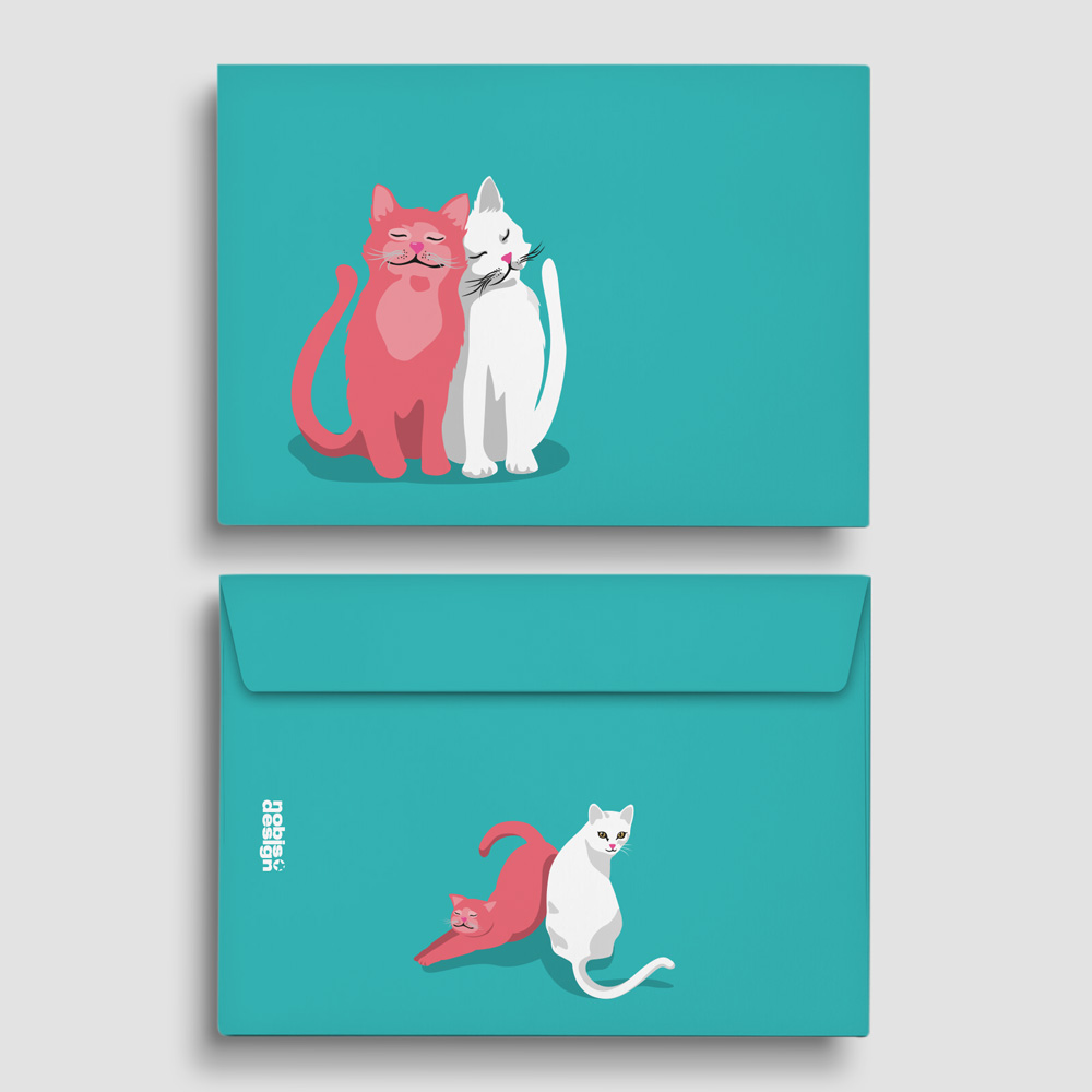 Envelope - neonstyle - Cats