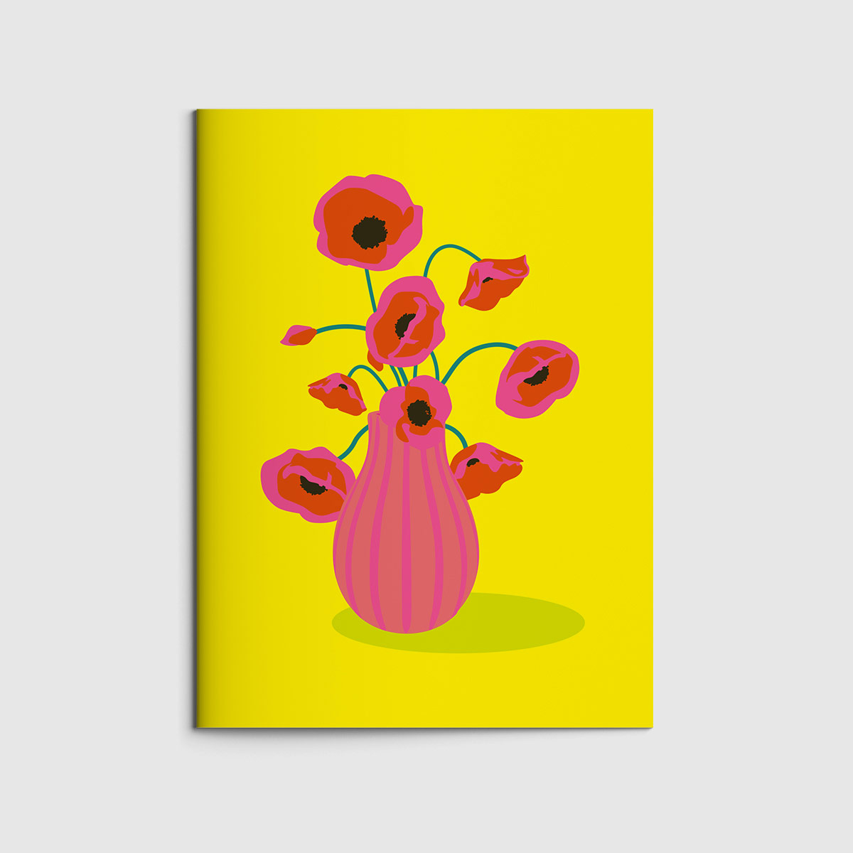 A6 Notebook - neonstyle - Popemone