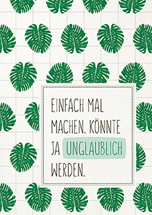 Postkarte - La Card - Unglaublich