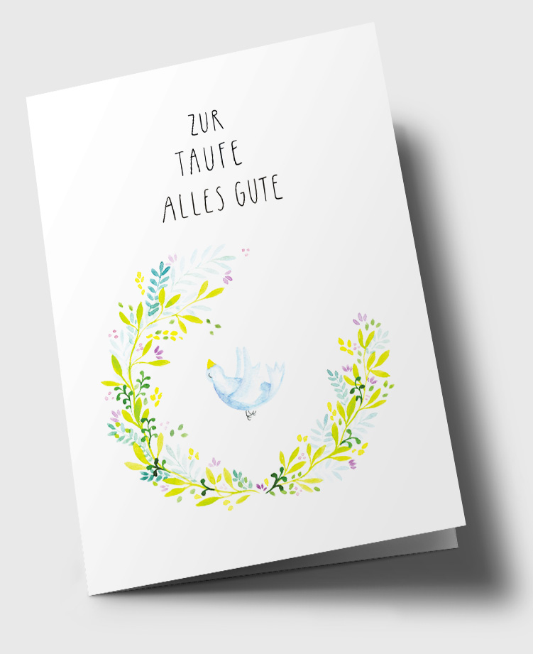 Doublecard C6 - Tabea Güttner - Zur Taufe alles Gute Doublecard C6 - Tabea Güttner - Zur Taufe alles Gute