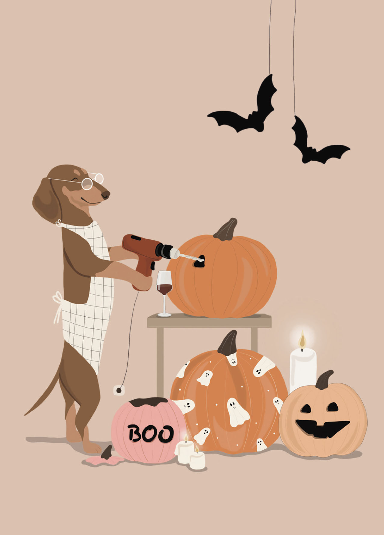 Postcard - Alfie's Greetings - Halloween