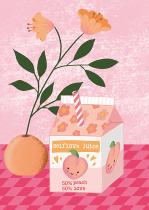 Postcard - Toni Starck - Selflove juice