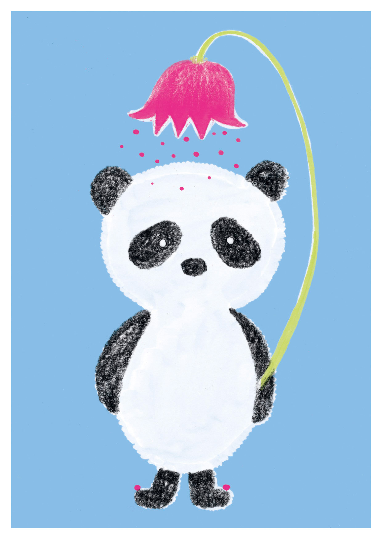Postkarte - schönegrüsse - Panda