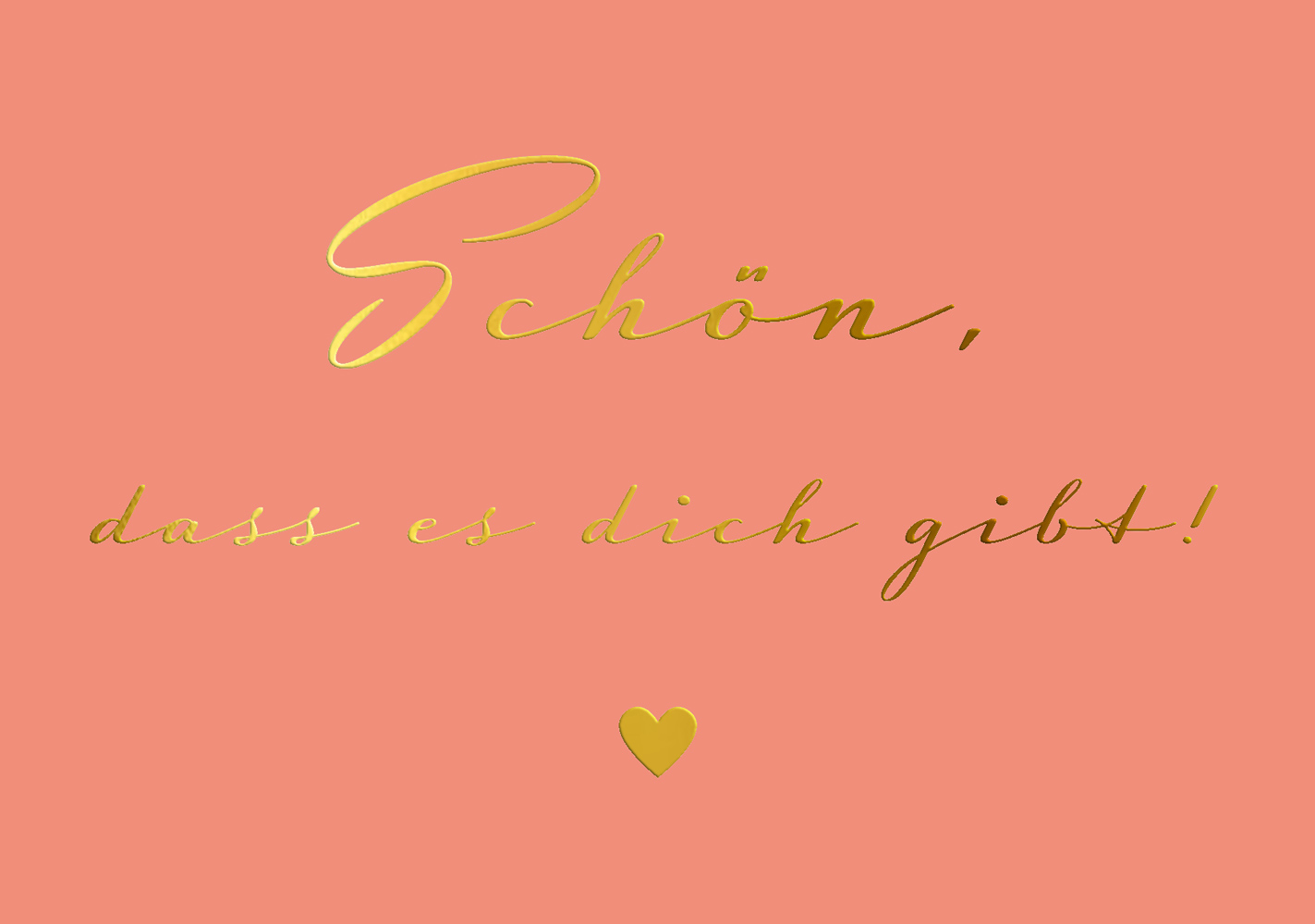 Postkarte - pure - Schön, dass es dich gibt! Postkarte - pure - Schön, dass es dich gibt!