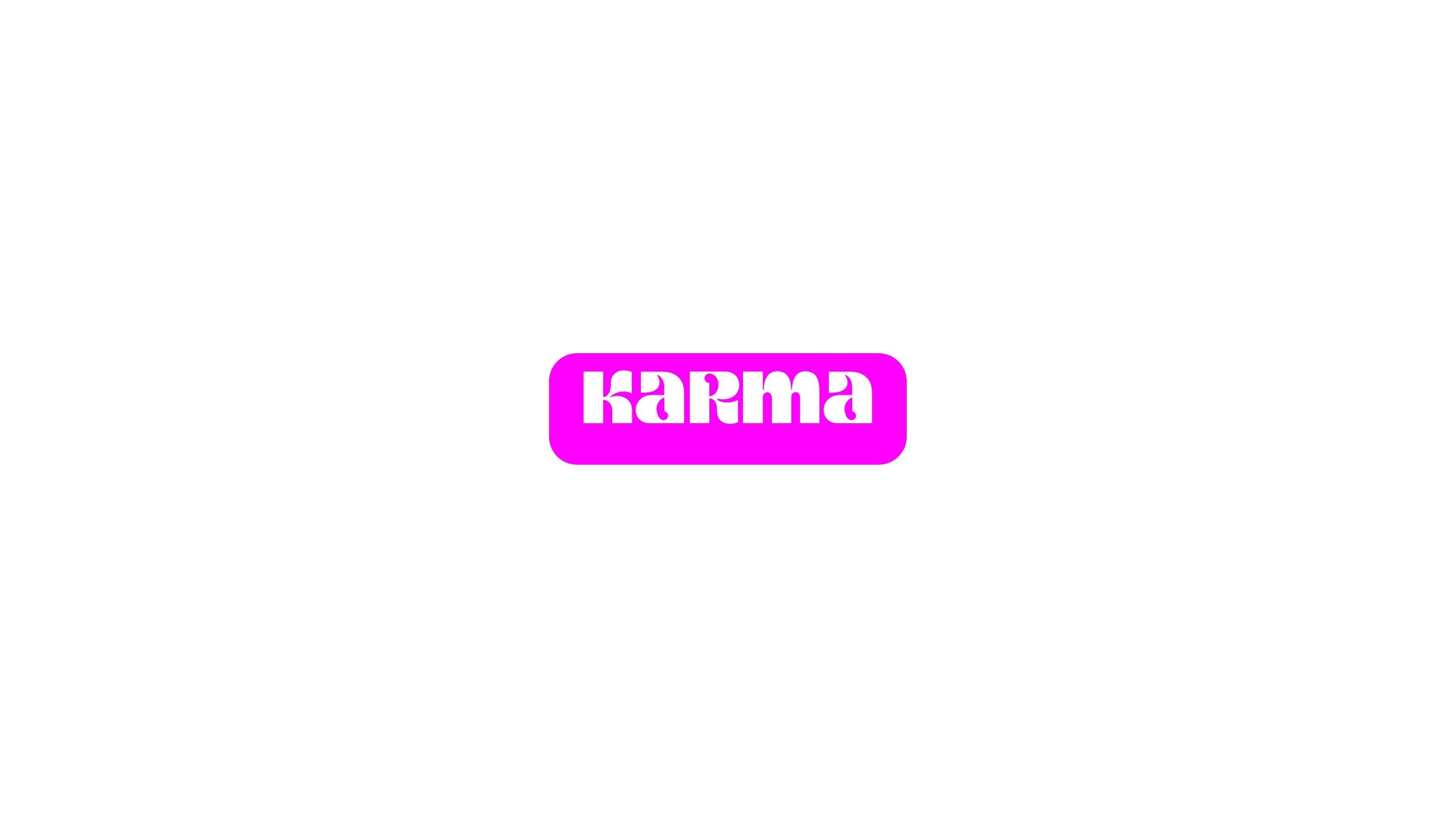 Bügelbild - karma Bügelbild - karma