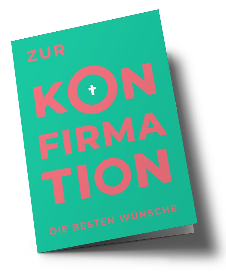 Doublecard C6 - typestyle - Zur Konfirmation