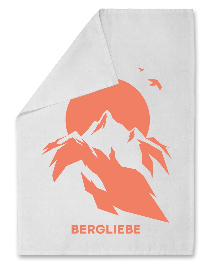 Tea towel - Mountain Love