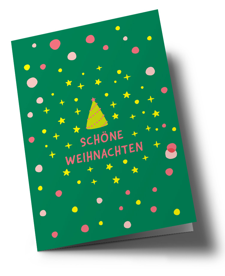 Doublecard C6 - nola - schöne Weihnachten