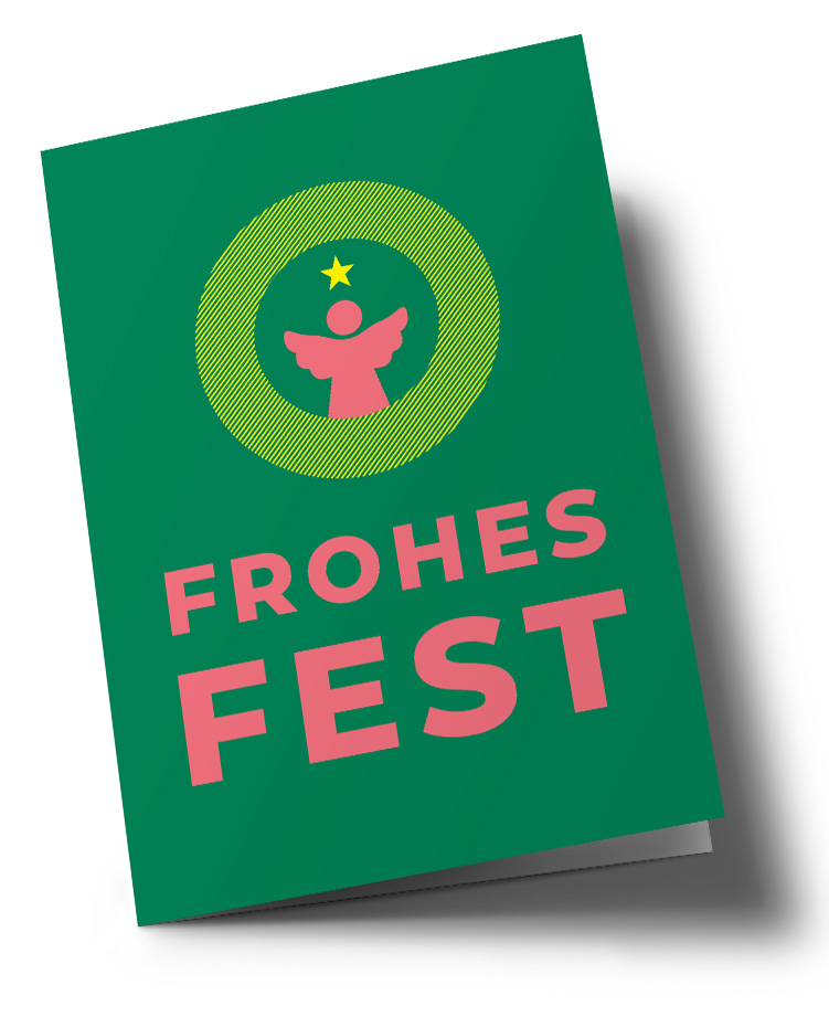 Doublecard C6 - typestyle - Frohes Fest