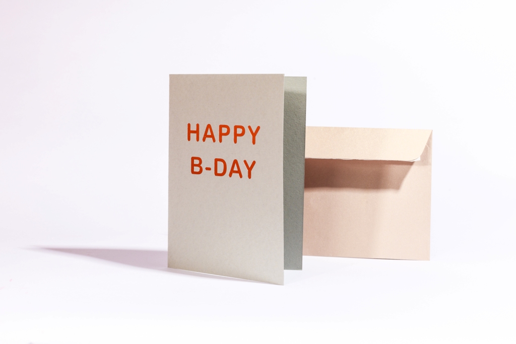 Doublecard C6 - pure - Happy B-Day Doublecard C6 - pure - Happy B-Day