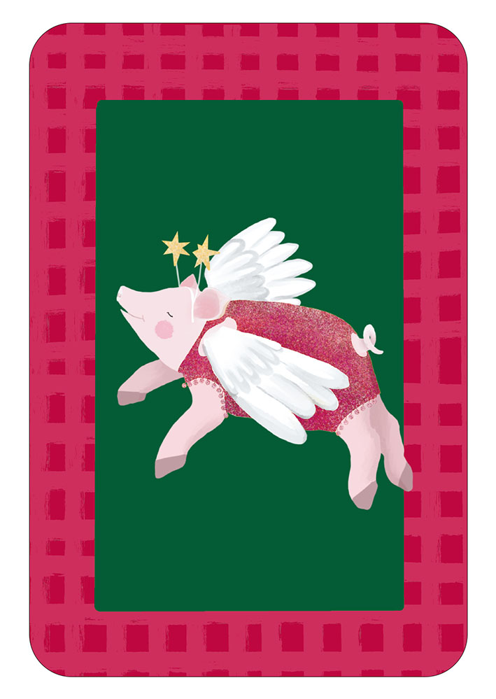 Postcard - Toni Starck - Lollipop - Flying Pig