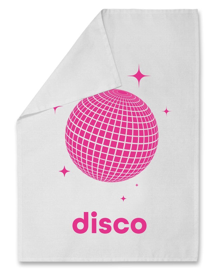 Tea towel - disco