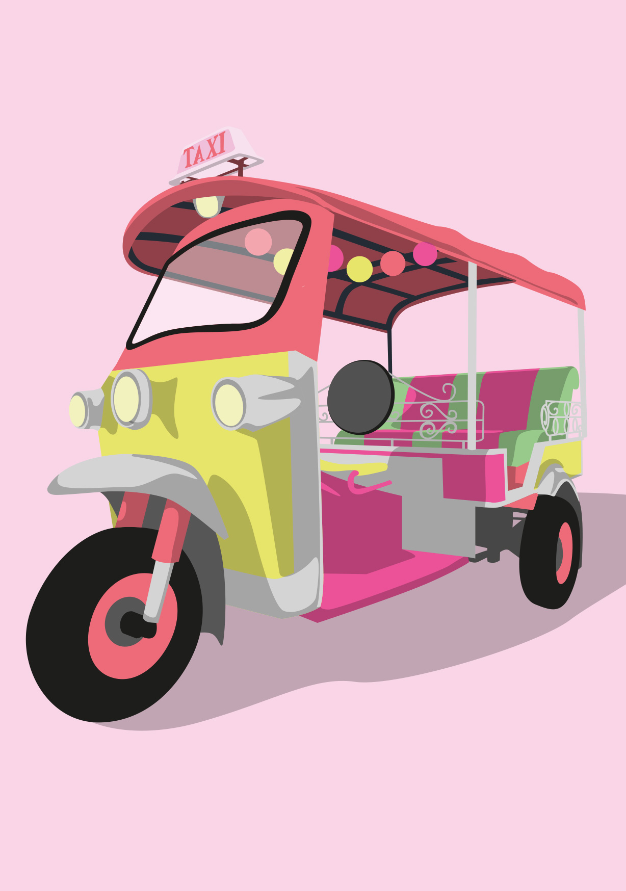 Postkarte - Happiness - TucTuc Postkarte - Happiness - TucTuc