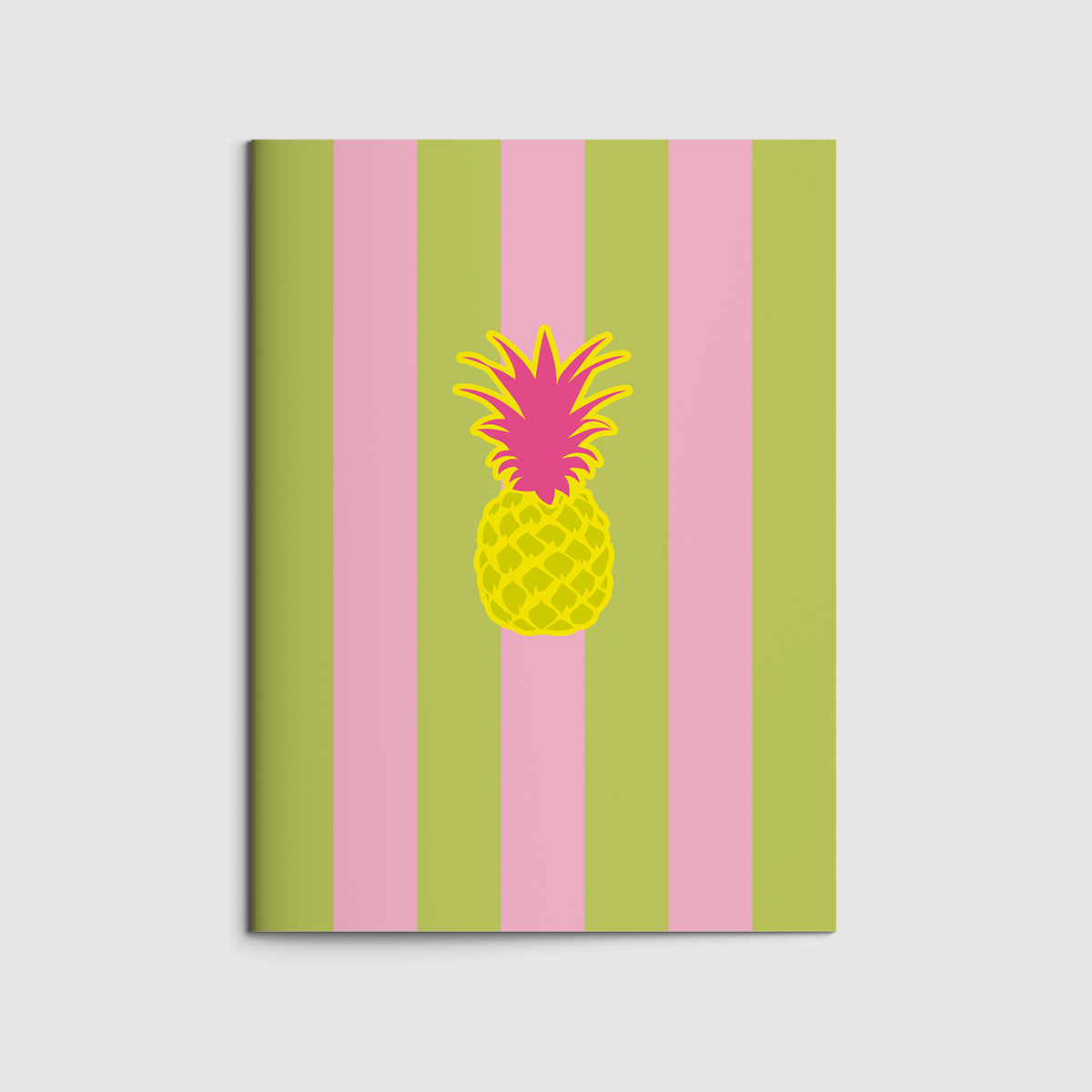 A6 Notebook - Happy Wrong - Pineapple