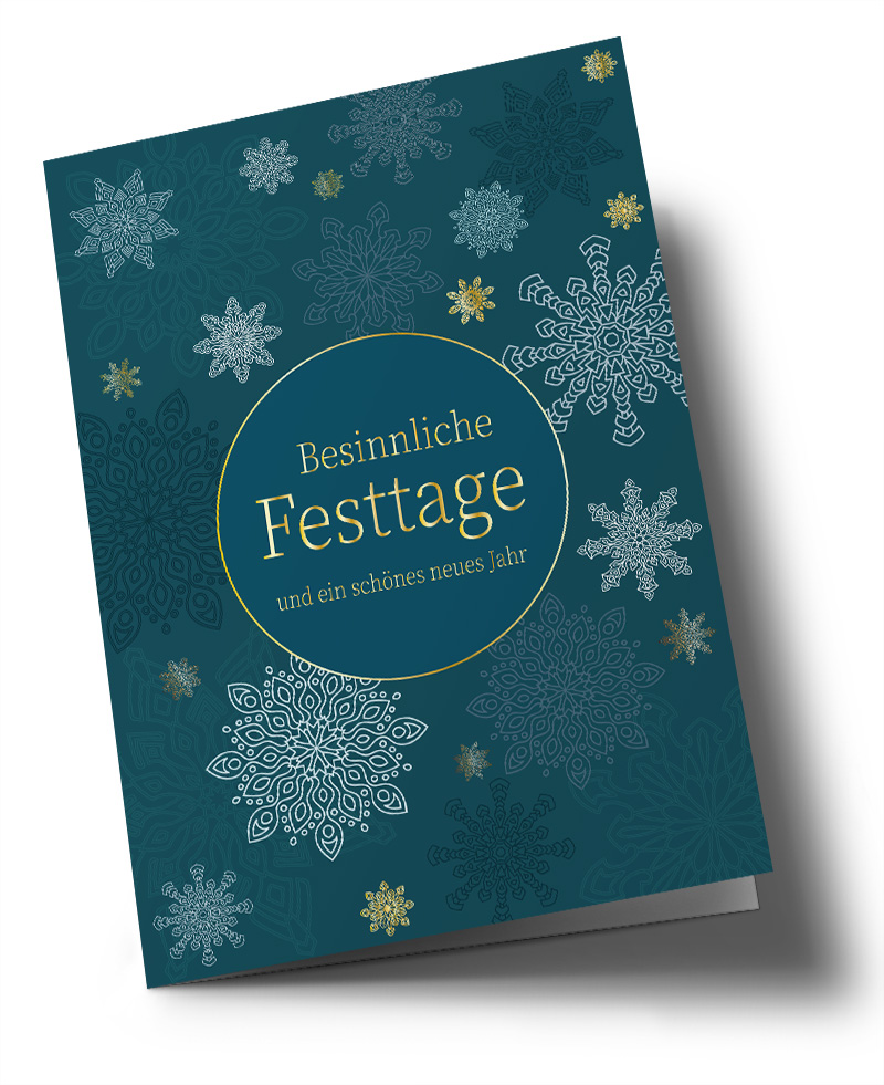 Doublecard C6 - Toni Starck - Snowflakes Doublecard C6 - Toni Starck - Snowflakes