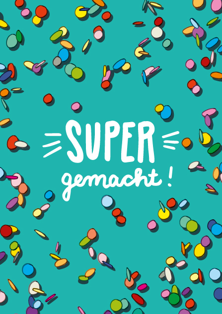 Postcard - illi - SUPER GEMACHT Postcard - illi - SUPER GEMACHT