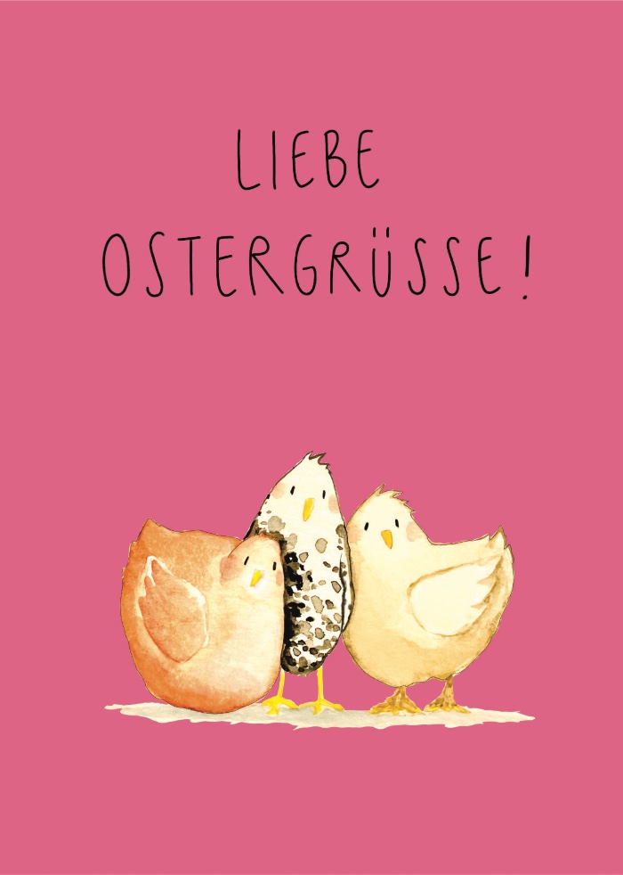 Postcard - Tabea Güttner - Chickens