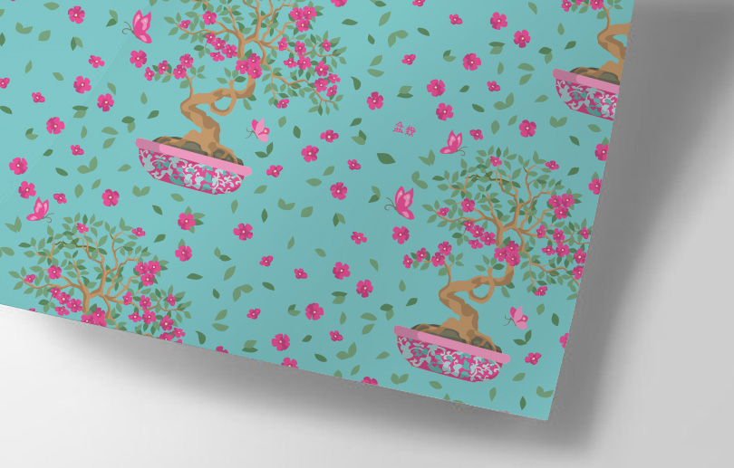 Wrapping paper - happiness - Bonsai Wrapping paper - happiness - Bonsai