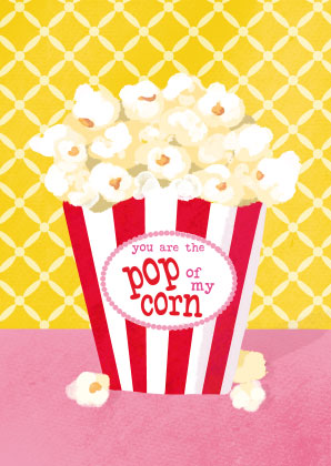 Postcard - Toni Starck - Popcorn