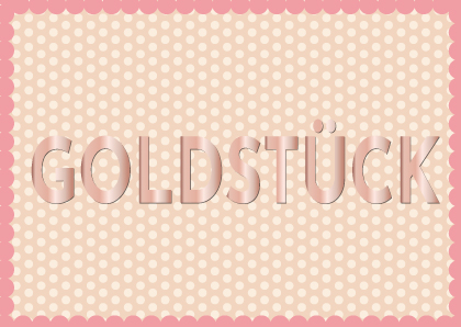 Postkarte - Toni Starck - Goldstück