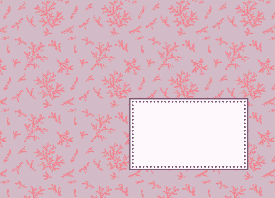 Envelope - Toni Starck Pattern - Pinky Branches