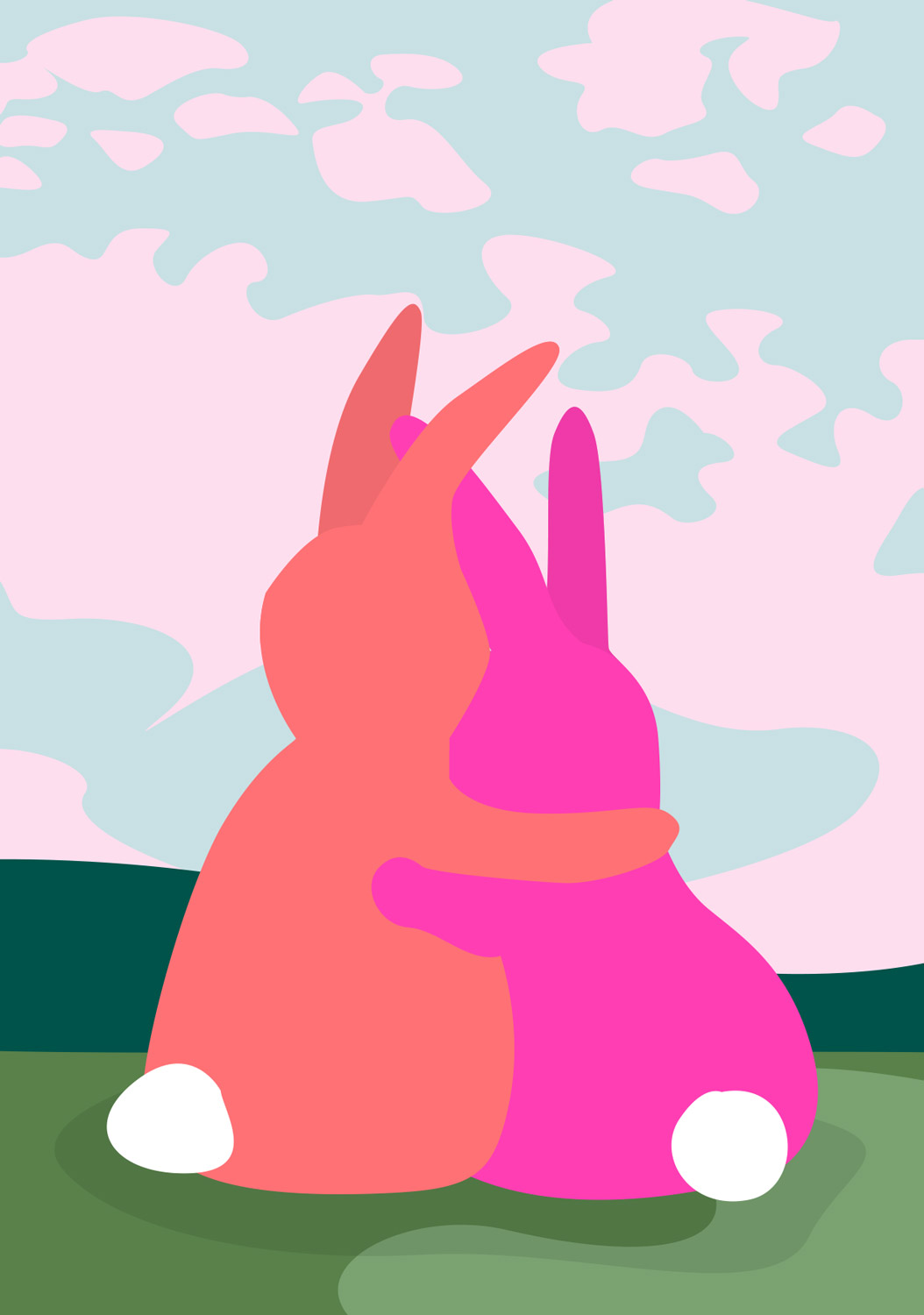 Postkarte - Limoncella - Bunnys