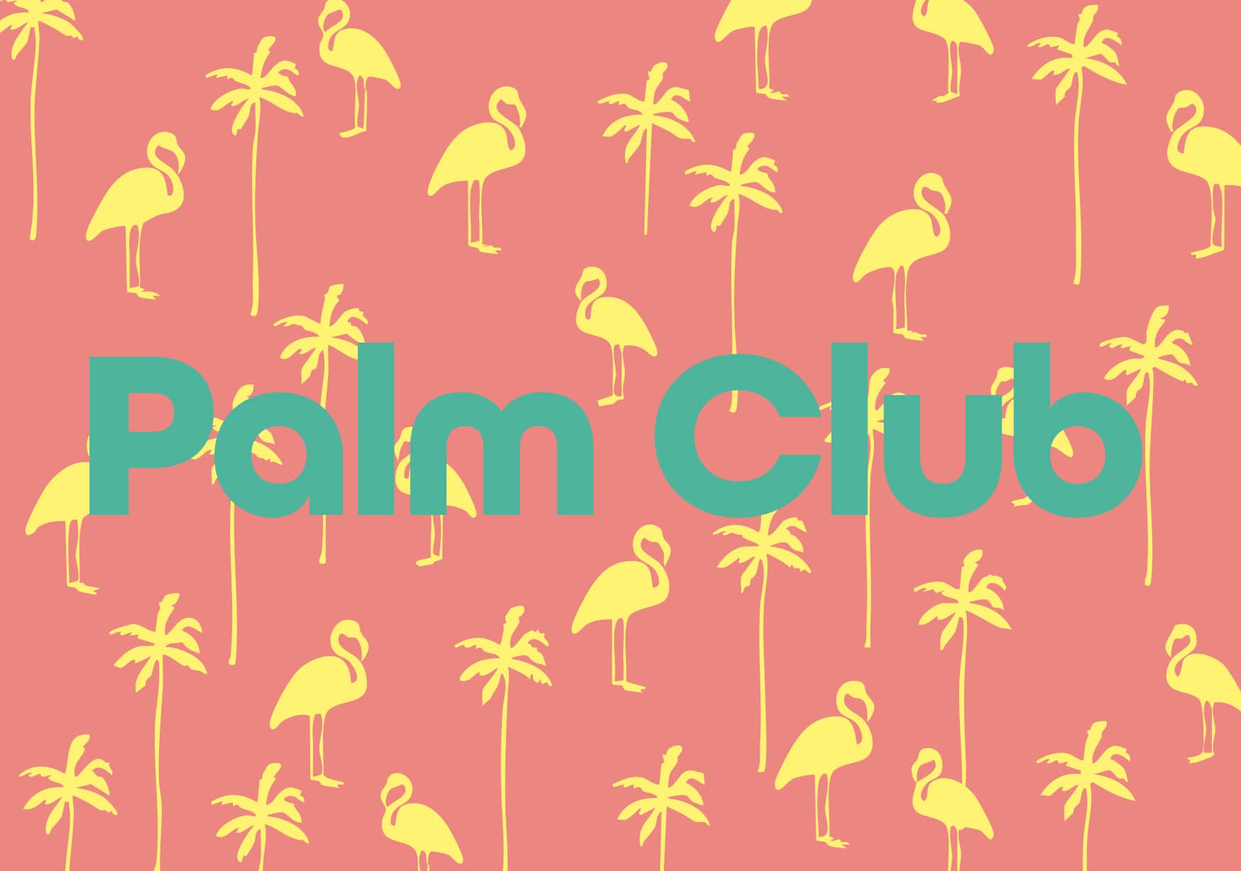 Postkarte - happy wrong - Palm Club