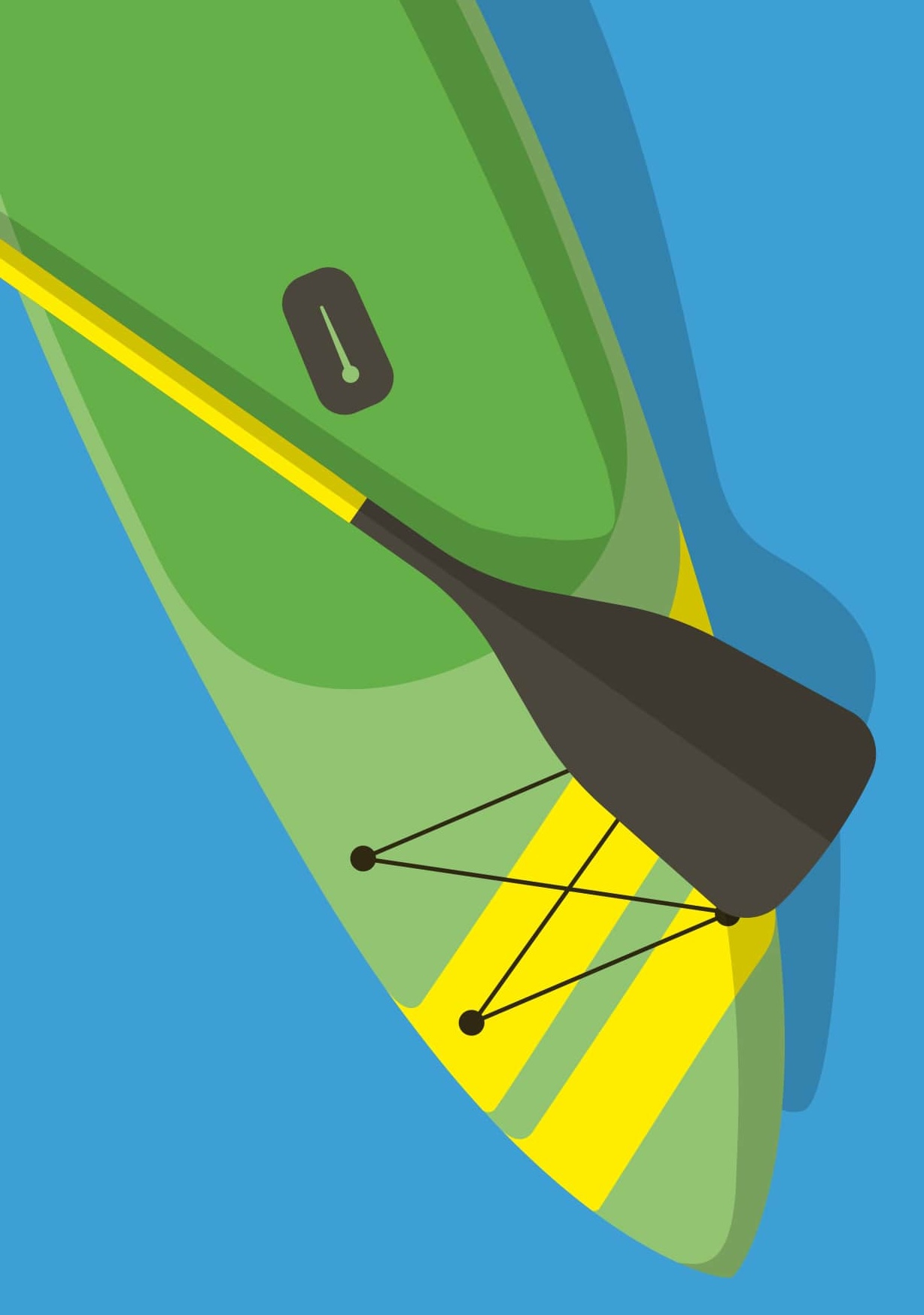 Postkarte - sports - SUP