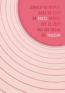 Postkarte - La Card - Kreis Postkarte - La Card - Kreis