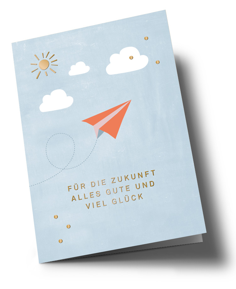 Doublecard C6 - Designfräulein - Paper aeroplane