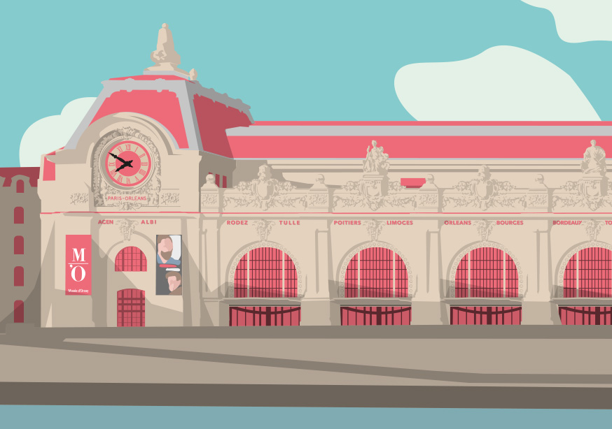Postcard - Bon Voyage - Musée d´Orsay, Paris Postcard - Bon Voyage - Musée d´Orsay, Paris
