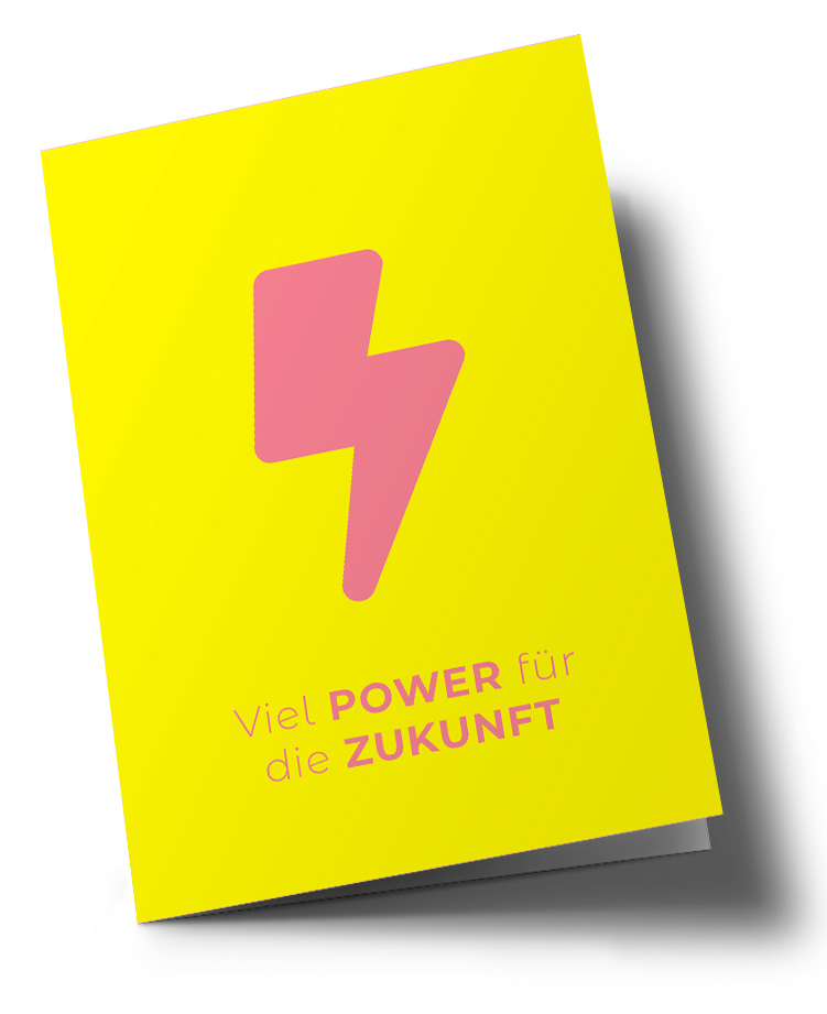 Doublecard C6 - typestyle - Yellow Power