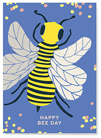 Postcard - familytree - Happy Bee Day