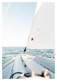 Postkarte - La Card - Sailing