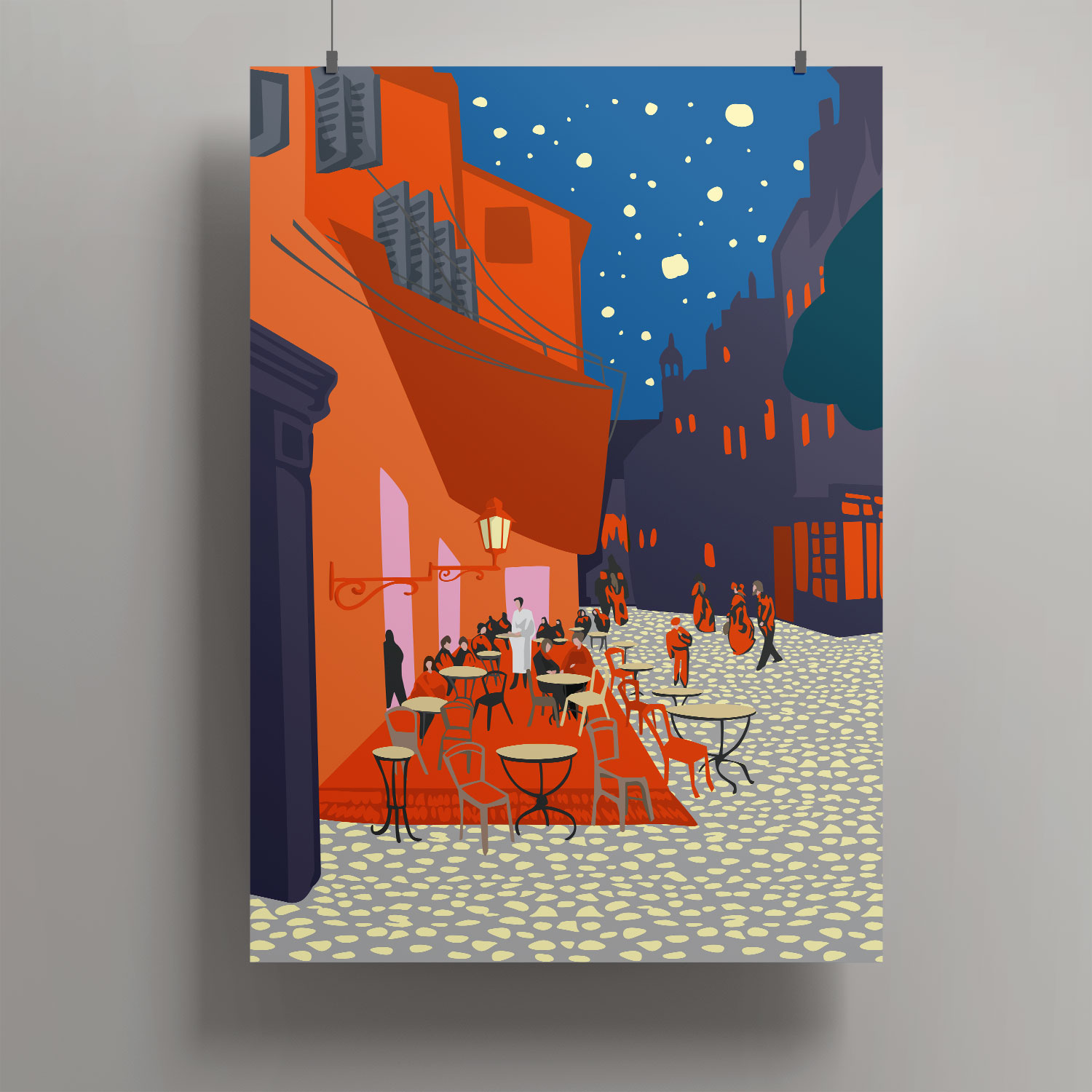 Artprint A3 - Café Terrace at Night' van Gogh