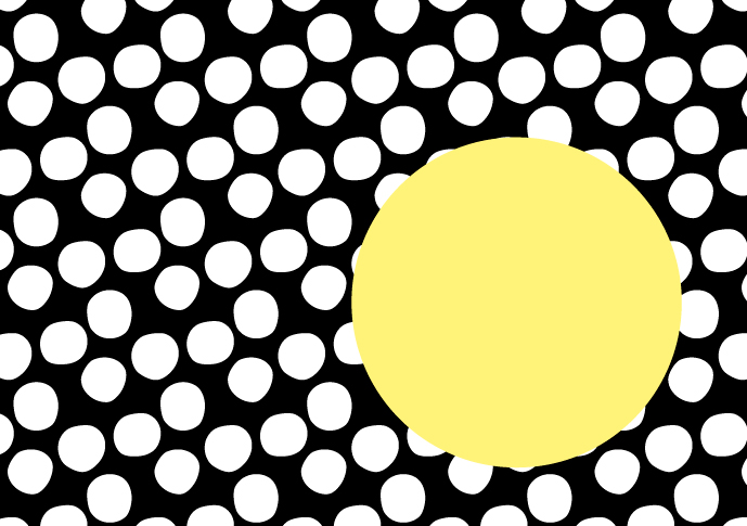 Umschlag - illi - Nokta - schwarz-gelb