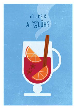 Postkarte - Daria Ivanova - glühwein